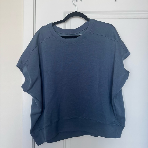 Betabrand AirFlex Cocoon Sweatshirt (Indigo Blue) - Picture 2 of 5
